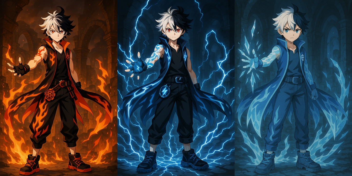 Slayken Fire, Blitz, Ice Poster