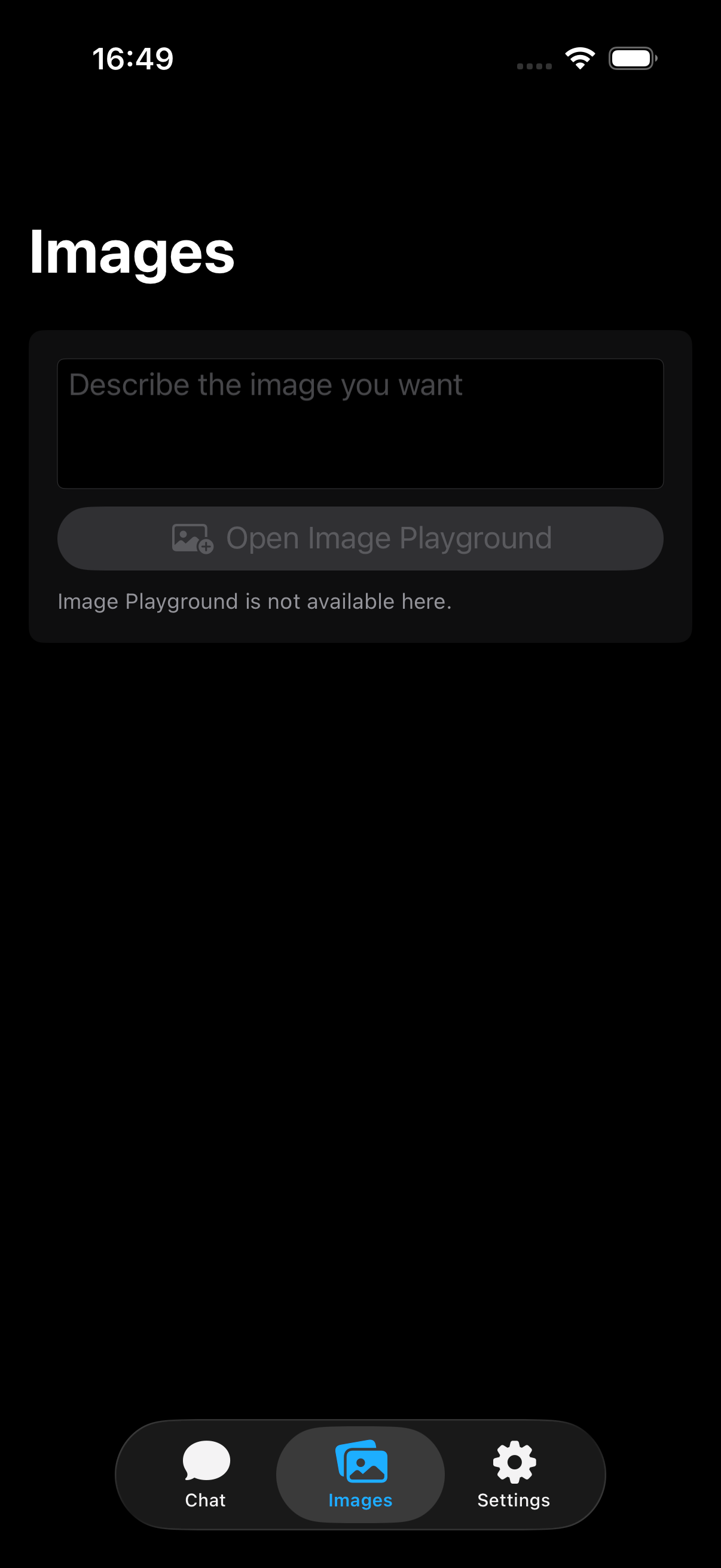 AI Chat App Template for iOS